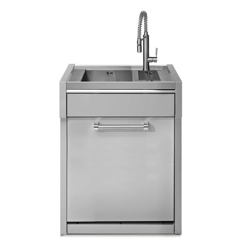 Meuble évier en acier inox - SWING 70 - STEEL - pour jardin / résidentiel
