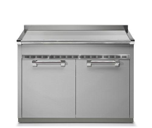 Table de préparation en acier inoxydable - ASCOT 120  - STEEL - avec rangement / professionnelle / résidentielle