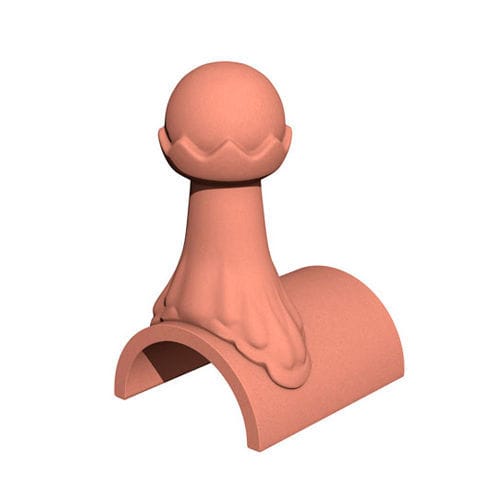 Épi de faîtage en terracotta - BALL TOP - Marley