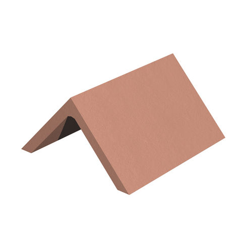 Tuile faîtière - PLAIN ANGLE - Marley - en terre cuite / rouge / marron