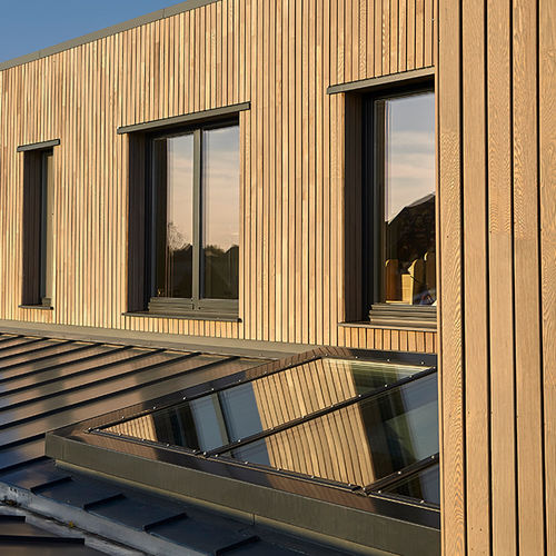 Toit vitré fixe - PR60 PASSIVHAUS - LAMILUX Heinrich Strunz GmbH - en aluminium / coupe-feu