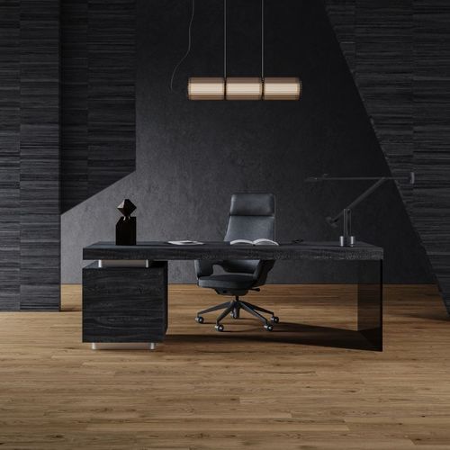 Revêtement de sol en liège - EPOCA OAK DARK ALMOND  - Wicanders - d'intérieur / pour salle de séjour / pour bureau