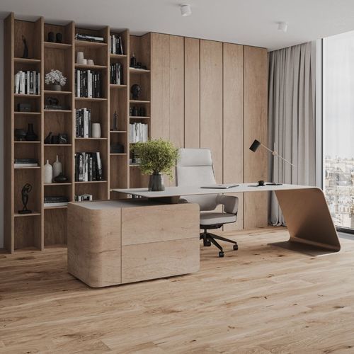 Revêtement de sol en liège - PANAMA OAK COGNAC  - Wicanders - d'intérieur / pour salle de séjour / pour bureau