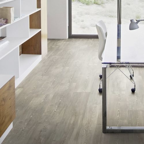 Revêtement de sol en liège - SMOKE OAK GREY  - Wicanders - d'intérieur / pour salle de séjour / pour bureau