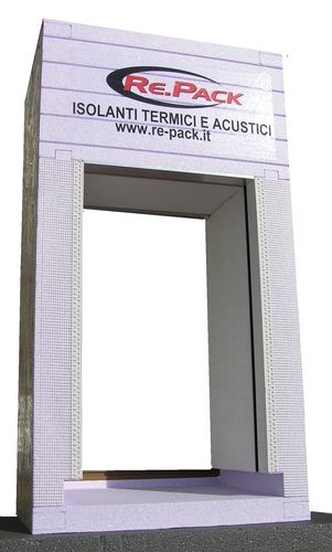 Linteau/coffre en polystyrène expansé - SHUTTER BOX - RE.PACK Srl - isolant / d’étanchéité / pour store