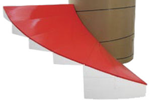 Coffrage circulaire - RE.PACK Srl - en polystyrène expansé / pour escalier