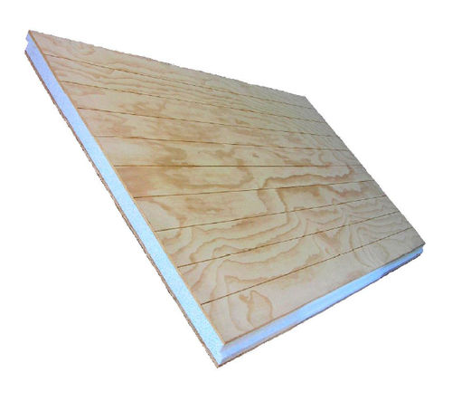 Panneau sandwich isolant pour toiture - RE.PACK Srl - face en OSB / âme en polystyrène expansé / Euroclasse E