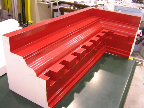 Bloc de coffrage en polystyrène - RE.PACK Srl - pour corniche