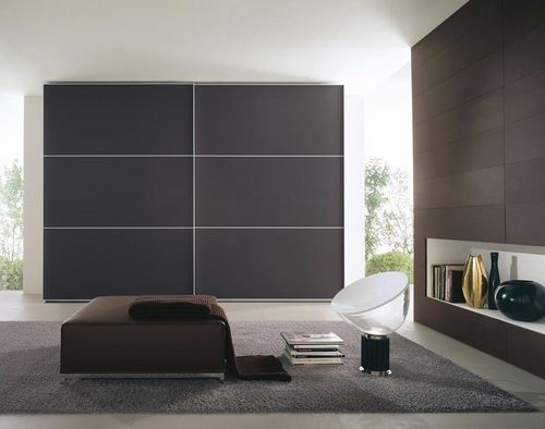 Armoire contemporaine - FILO DUE - Fimar Srl - en bois laqué / en verre / en verre laqué