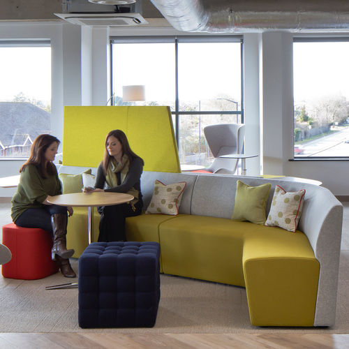 Banquette contemporaine - AWAY FROM THE DESK - Orange Box - en tissu / professionnelle / avec dossier