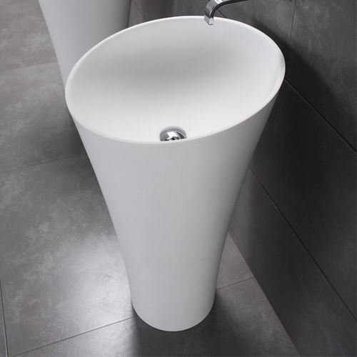 Vasque sur pied - BS-L12 - Bella Stone Company Limited - en Solid Surface / conique / contemporaine
