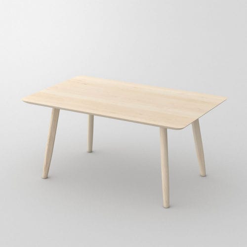 Table à manger contemporaine - AETAS BASIC 4 - vitamin design - en chêne / en noyer / en frêne