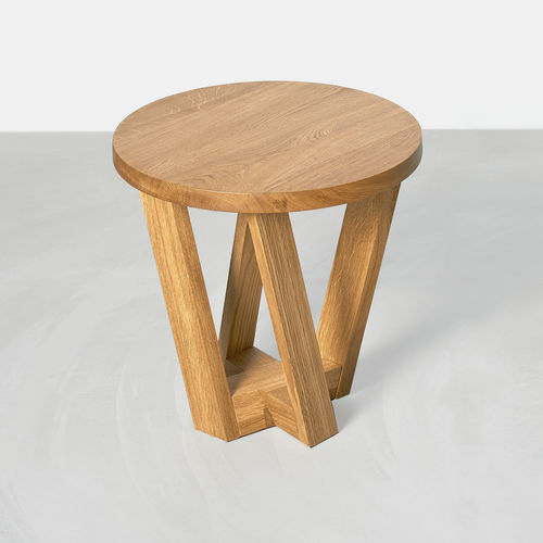 Table basse ronde - ZIRKEL V - vitamin design - design / en chêne / en frêne