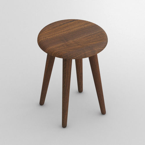 Tabouret contemporain - AMBIO - vitamin design - en chêne / en hêtre / en frêne