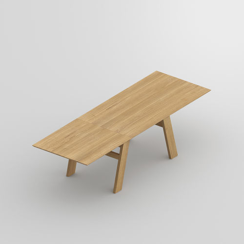 Table à rallonge - CULTUS BUTTERFLY - vitamin design - contemporaine / en chêne / en bois massif