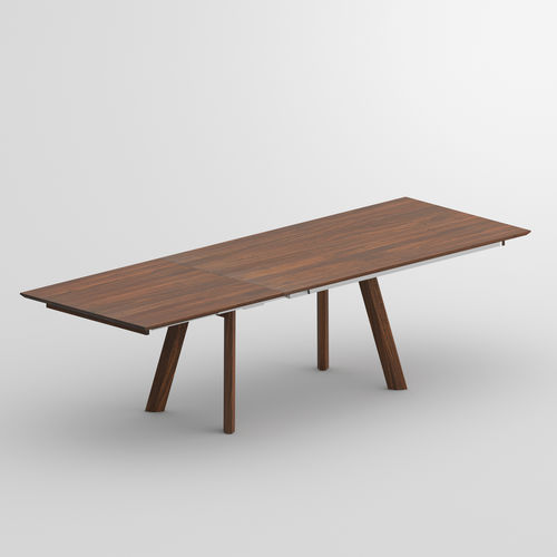 Table à rallonge - RHOMBI BUTTERFLY - vitamin design - contemporaine / en chêne / en bois massif