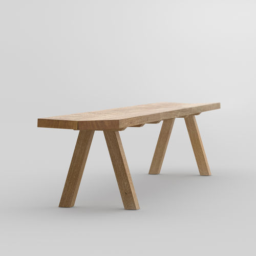 Banc contemporain - PAPILIO - vitamin design - en chêne / en bois huilé / sans dossier