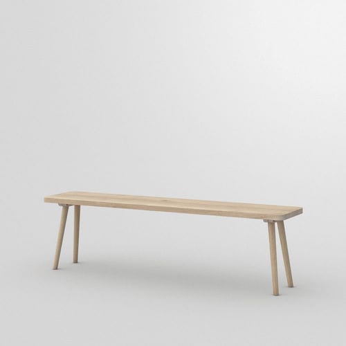 Banc contemporain - UNA - vitamin design - en chêne / en hêtre / en frêne