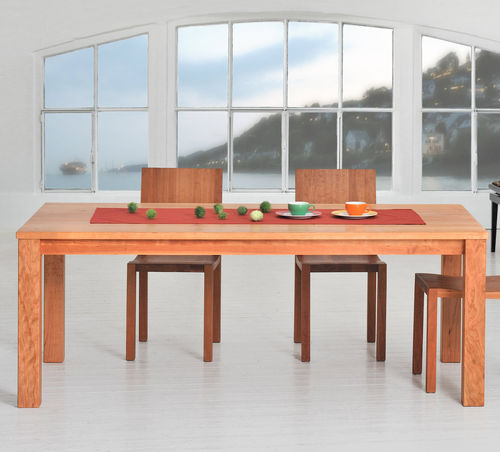 Table à manger contemporaine - FORTE 3 B9X9 - vitamin design - en chêne / en bois massif / en frêne