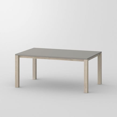 Table à rallonge - VARIUS BUTTERFLY LINO - vitamin design - contemporaine / en linoléum / avec piètement en chêne