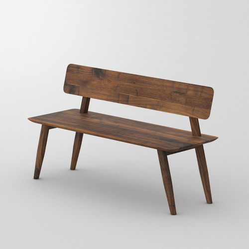 Banc contemporain - AETAS RL - vitamin design - en chêne / en bois massif / en hêtre