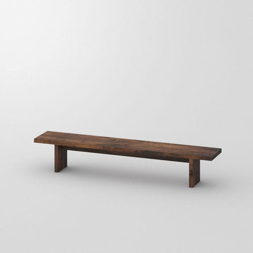 Banc contemporain - SAGA - vitamin design - en chêne / en bois massif / en hêtre