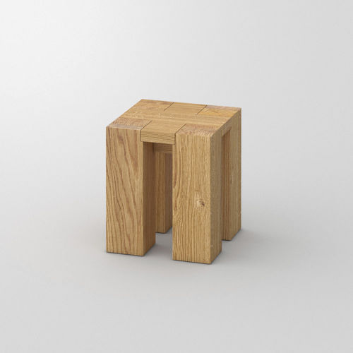 Tabouret contemporain - TAURUS 4 B14X14 - vitamin design - en chêne / en hêtre / en frêne