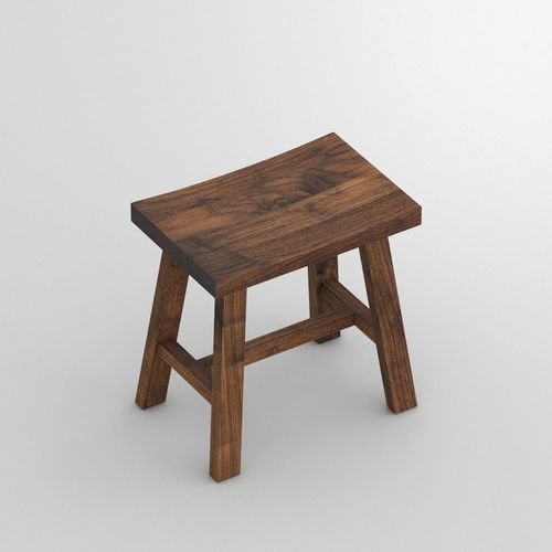 Tabouret contemporain - TUBER - vitamin design - en chêne / en hêtre / en frêne