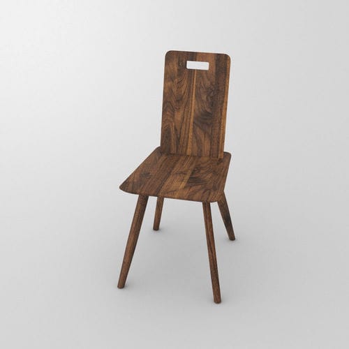 Chaise de salle à manger contemporaine - AETAS - vitamin design - d'intérieur / en chêne / en hêtre
