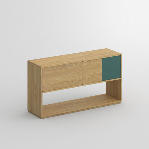 Buffet contemporain - CAVUS - vitamin design - en chêne / en bois massif / en MDF laqué
