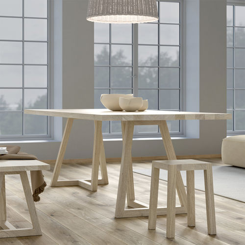Table à manger contemporaine - MARGO - vitamin design - en chêne / en bois massif / en frêne