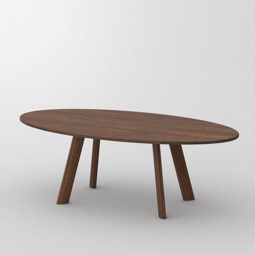 Table à manger ovale - LARGUS - vitamin design - contemporaine / en chêne / en noyer