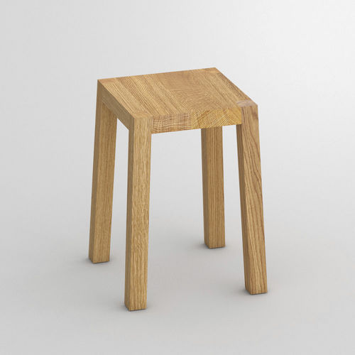 Tabouret contemporain - TANTUM - vitamin design - en chêne / en bois massif / en frêne