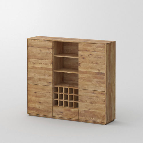 Buffet haut - IOTA MID VINO - vitamin design - contemporain / en chêne / en noyer