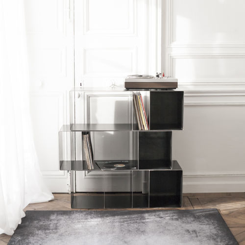 Étagère modulable - QUATTRO : Vinyl 1 - VIDAME EDITIONS - design industriel / en acier / sur mesure