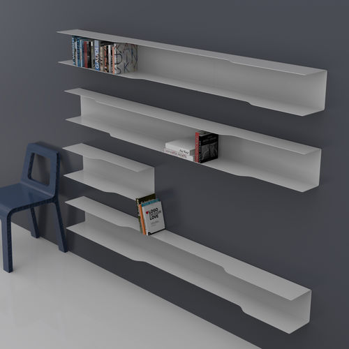 Étagère murale - USHELF - VIDAME EDITIONS - modulable / contemporaine / en acier à revêtement par poudre
