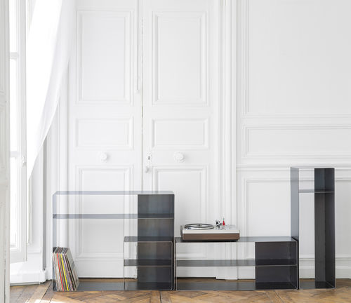 Meuble TV design industriel - QUATTRO : 2  - VIDAME EDITIONS - en acier