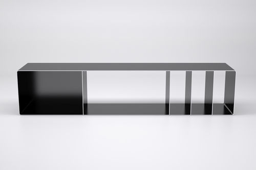 Étagère basse - QUATTRO : 7 - VIDAME EDITIONS - design industriel / en acier / pour disques vinyles
