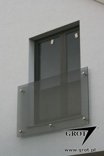 Panneau en verre translucide - BZ 6 - GROT - pour balcon