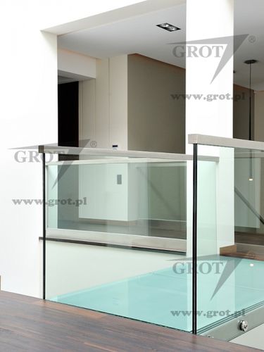 Passerelle en verre - SA 2 - GROT - en acier / d'intérieur / à poutres