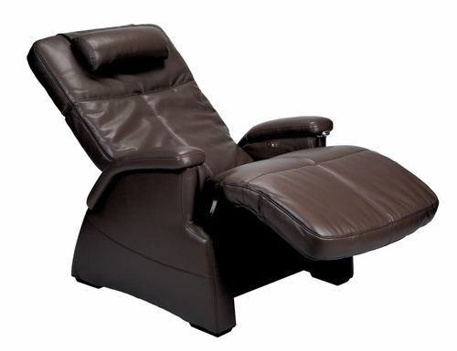 Fauteuil contemporain - PERFECT CHAIR® : PC-086 SERENITY® - Human Touch - en cuir / avec repose-pieds / inclinable