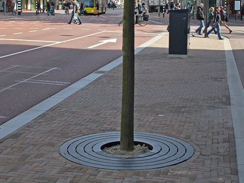Grille d'arbre ronde - SAMBER - ANAE street furniture - en fonte