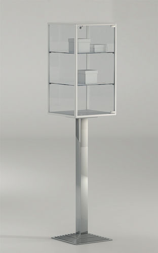 Vitrine contemporaine - 4/PFP - Italvetrine - en verre trempé / en aluminium / avec serrure intégrée