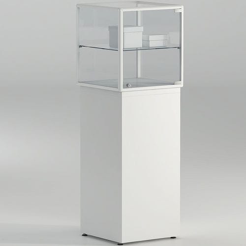 Vitrine contemporaine - 6/PLP - Italvetrine - en verre trempé / en aluminium / avec serrure intégrée