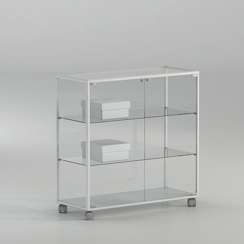 Vitrine contemporaine - 91/BP - Italvetrine - en îlot / en verre trempé / en aluminium