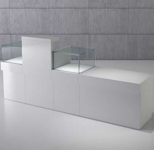Vitrine contemporaine - COM/QF4 - Italvetrine - en verre / en bois / visible