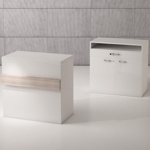 Comptoir caisse modulable - QF/10BS - Italvetrine - en bois / pour commerce / blanc