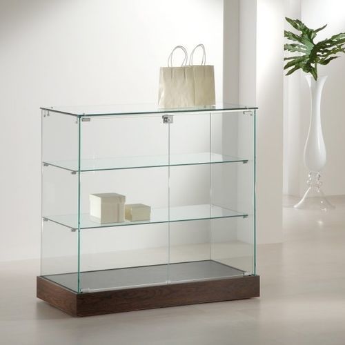 Vitrine contemporaine - 20/AC - Italvetrine - sur plan / en verre / en bois