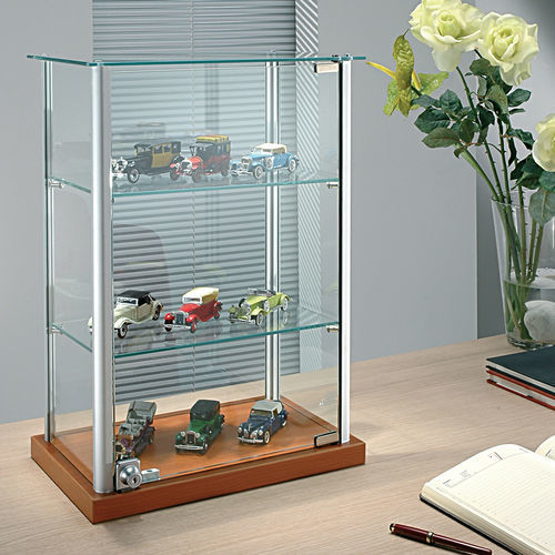 Vitrine contemporaine - 4/6 - Italvetrine - sur plan / en verre trempé / aluminium