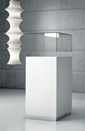 Vitrine contemporaine - Q/50 - Italvetrine - sur piétement / en verre / en bois